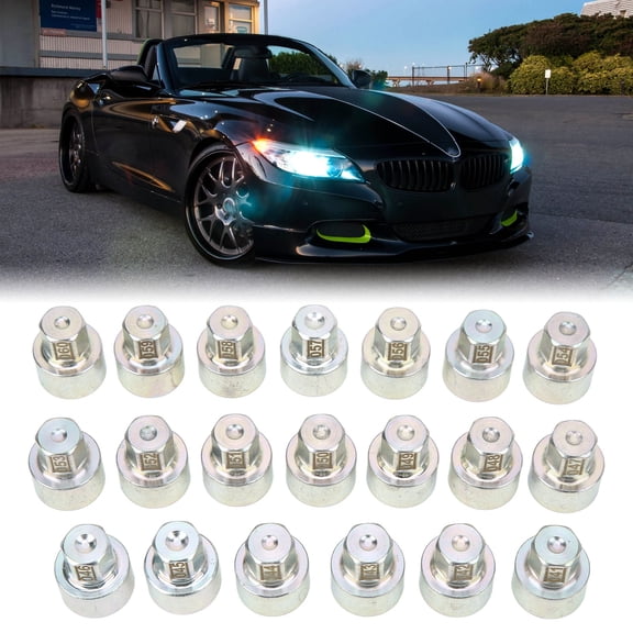 Elowen Wheel Lock Lug Nut Kit Wheel Lock Lug Nut Socket Set, Anti Theft Lug Stud Remover 20pcs for Cars