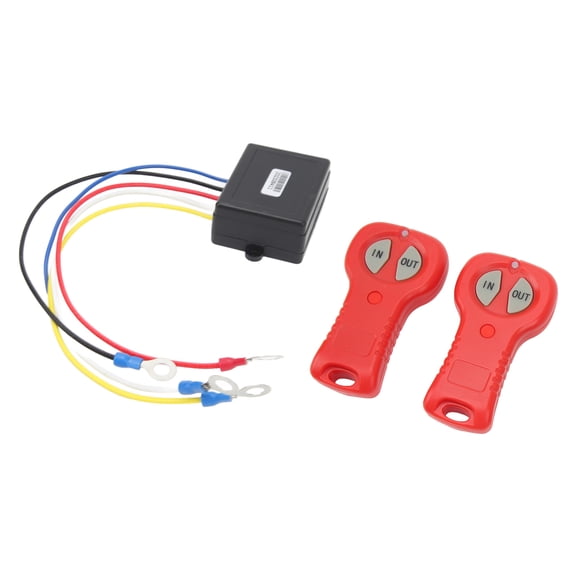 Elowen Winch Remote Control Kit Wireless Winch Remote Control, DC12V 24V Winch Controller Kit for Truck for SUV for ATV