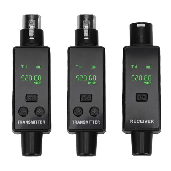 Elowen Wireless XLRWireless XLR Microphone , 24 Bit 48kHz, Rechargeable, 2.4GHz Transmission System, 164ft Range, Dynamic Range 110dB, Plug and Play, Li Battery, Compact a