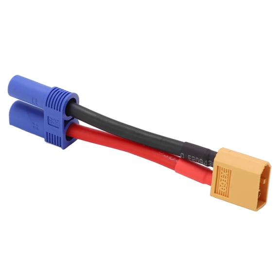 Elowen XT60 Male to EC5 Female Cable XT60toEC5Cable, Male To Female XT60toEC512AWGCable for Car for Aircraft for RC