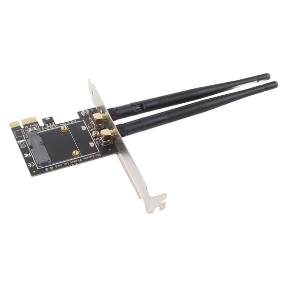 Elowen mini pcie to pcie adapterCard Converter, Hard Drive Adapter PCI-E To PCI-E for Half Size PCI Express Wireless Card