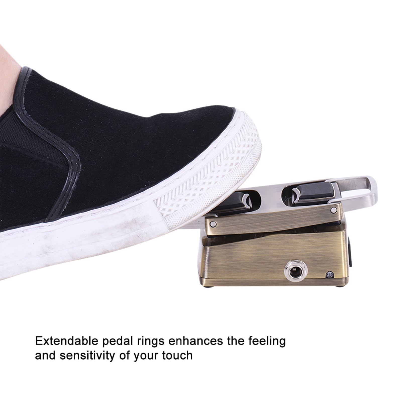Elowen mini wah petal Music-lovers The Wahter Wah Guitar Effect Pedal Pressure Sensing Switch Full Metal Shell