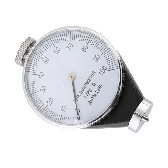 Elowen rubber hardness tester Rubber Tire Durometer Hardness Tester Meter, Easy to use, accurate measurement, easy to carry, sturdy and stable, practical and strong, Made of alloy material, not