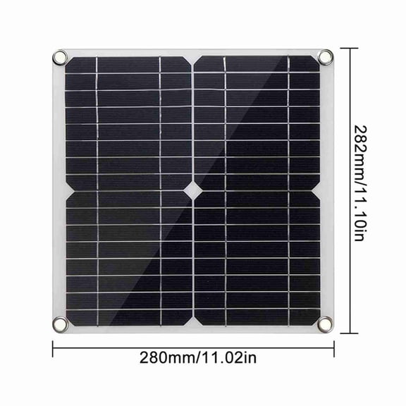Elowen solar panel kitPanel Kit 12V Solar Battery Charger Monocrystalline Solar Panels 22% Conversion IP64 Portable Solar Module with PWM Controller Clips Suction Cups for RV Boat Trailer Off Grid