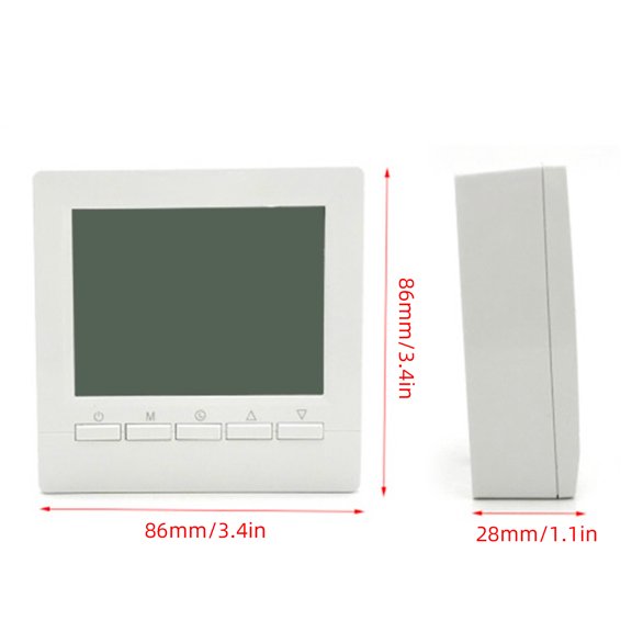 Elowen thermostat for houseSmart Thermostats for Home, Intelligent Digital Gas Boiler Thermostat, Energy Saving Programmable Radiator Valve Controller with Child Lock