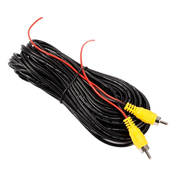 Elowen to Cable 15m to Male to Male AV Audio Video Cable Cord, with detection wire cable, for Rear Camera DVD CD Player TV Box