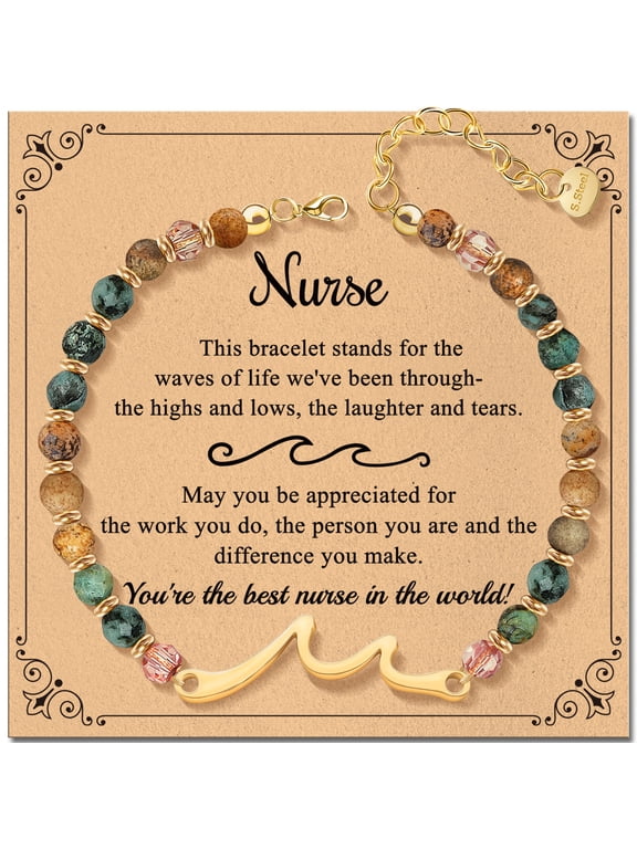 Nurse Gifts for Women, Nurse Practitioner Bracelet Gifts for Women, Nurse Appreciation Gifts, Nursing Student Gifts, Nurses Week Gifts
