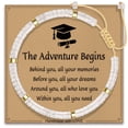thumbnail image 1 of Elphaba Galinda Graduation Gifts for Women: Healing Cystal Bracelet with Unique Cap Card - Inspirational Bracelets Gift for Friend, Beastie, Daughter, Niece, Sister, 1 of 7