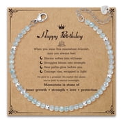 Elphaba Galinda Happy Birthday Gifts for Women, Moonstone Bracelet Birthday Gifts for Mom Daughter Grandma Sister Friends Coworker