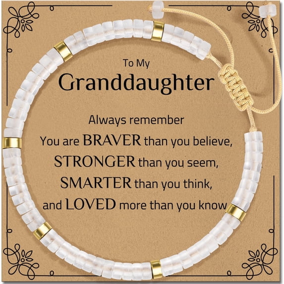 Elphaba Galinda Inspirational Bracelet Gifts for Women: Funny Jewelry Natural Crystal Bracelet Birthday Gifts for Mom Daughter Friend Sister Granddaughter Niece Coworkers Employee