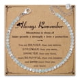 thumbnail image 1 of Elphaba Galinda Inspirational Bracelet Gifts for Women: Healing Moonstone Bracelets with Positive Affirmations - Get Well Soon Gift for Mom Aunt Daughter Best Friends Sister, 1 of 8