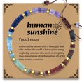 thumbnail image 1 of Elphaba Galinda Inspirational Gifts Bracelets for Women: Healing Natural Rainbow Stone Bracelets with Positive Affirmations for Friends Coworkers Employee Boss Lady Manager Colleague, 1 of 7