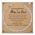 thumbnail image 1 of Elphaba Galinda Sympathy Gifts for Loss of Loved One: Moonstone Bracelet as Memorial Bereavement Condolence Funeral Gifts - In Memory of Grand parents Mom Dad Son Husband Miscarriage, 1 of 8