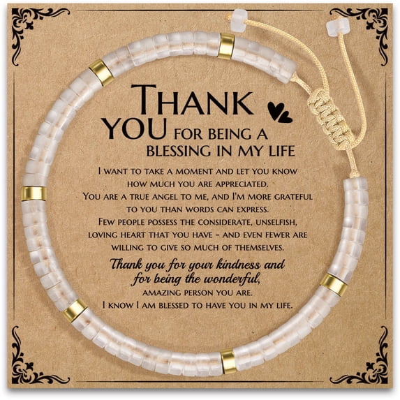 Elphaba Galinda Thank You Gifts for Women, Get Well Soon Gifts with Positive Affirmations Encouragement Gifts - Crystal Bracelet Birthday Thanksgiving Christmas Gift