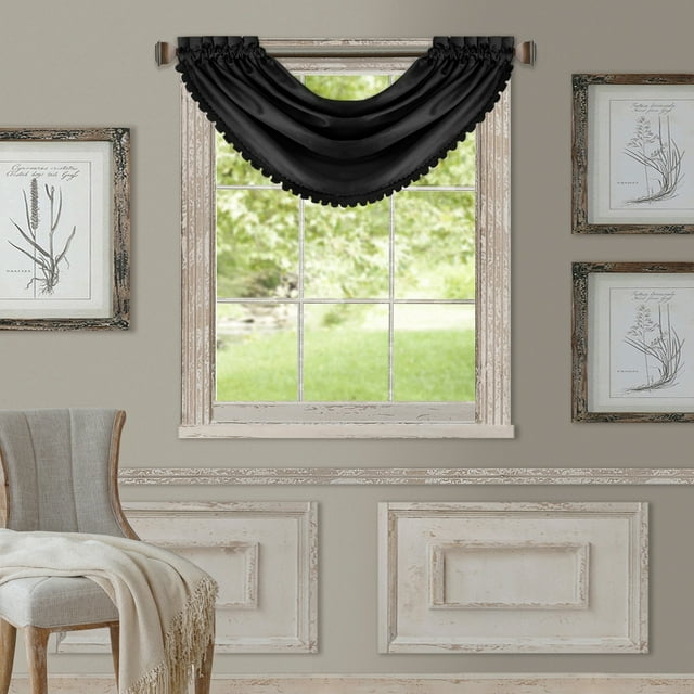 Elrene All Seasons Waterfall Window Valance