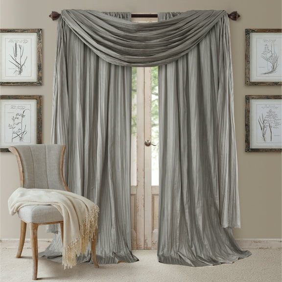 Elrene  Athena  Rod Pocket Curtain Panel Set of 3