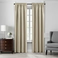 thumbnail image 1 of Elrene Colette Faux Silk Blackout Window Curtain Ivory 52"x84" 84 Inches, 1 of 5