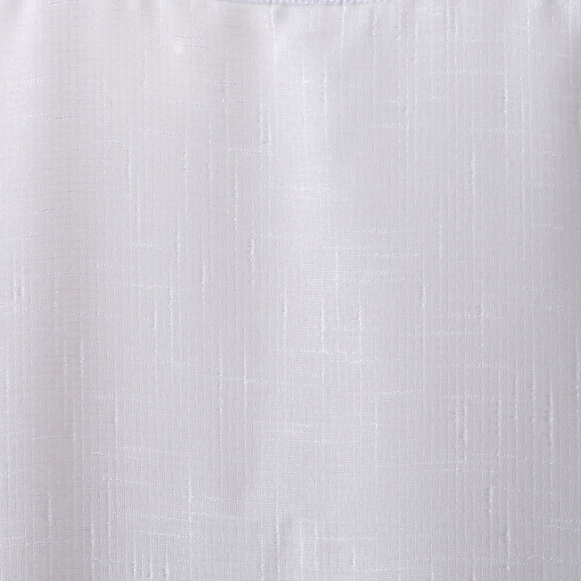 White Sheer Polyester Tab Top Indoor/Outdoor Curtain Panel