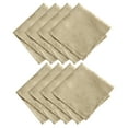 thumbnail image 1 of Elrene Home Fashions Elegant Woven Leaves Jacquard Damask Napkin Set of 8 , 17"x17", Taupe, 1 of 4