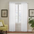 thumbnail image 1 of Elrene Home Fashions Bianca Semi-Sheer Window Curtain with Tassels, Blush, 52" x 84", 1 of 6