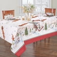 thumbnail image 1 of Elrene Home Fashions Santa’s Snowy Sleighride Tablecloth, Multi, 60" x 144" Rectangle, 1 of 4