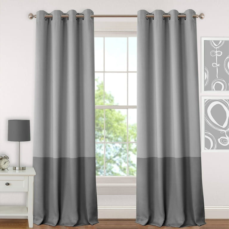 modern grey curtains