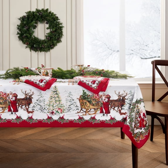 Elrene Villeroy & Boch Toy's Fantasy Engineered Tablecloth 60x84 Rectangle