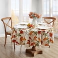 thumbnail image 1 of Elrene Vintage Leaves Vinyl Tablecloth 60x84 Oval, 1 of 5