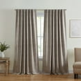 thumbnail image 1 of Elrene Vittoria Paisley Printed Blackout Curtain Panel 52x95 - Natural, 1 of 5