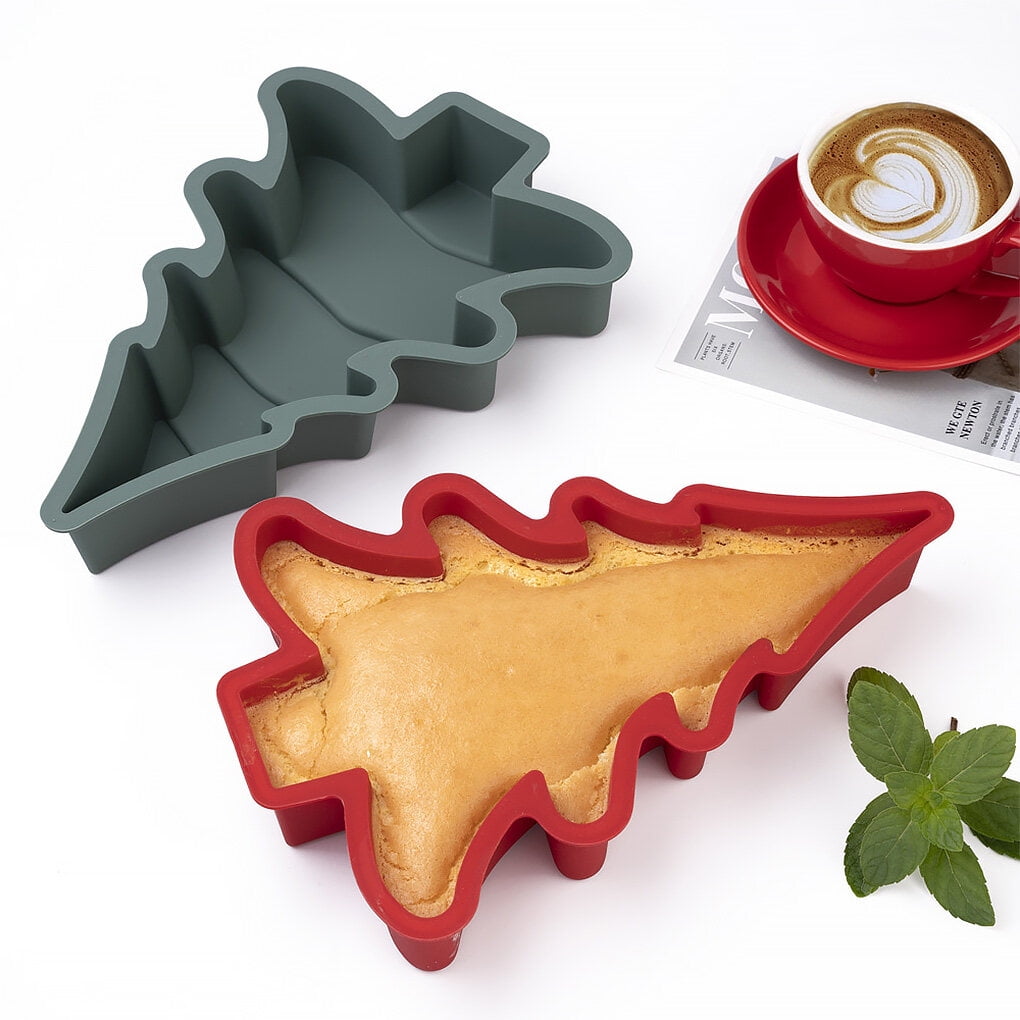 Elroy Christmas Tree Cake Mold Silicone Baking Mould Xmas Tree Home