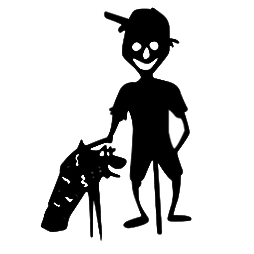 Elroy Halloween Garden Stake Iron Metal Scary Statue Sculpture