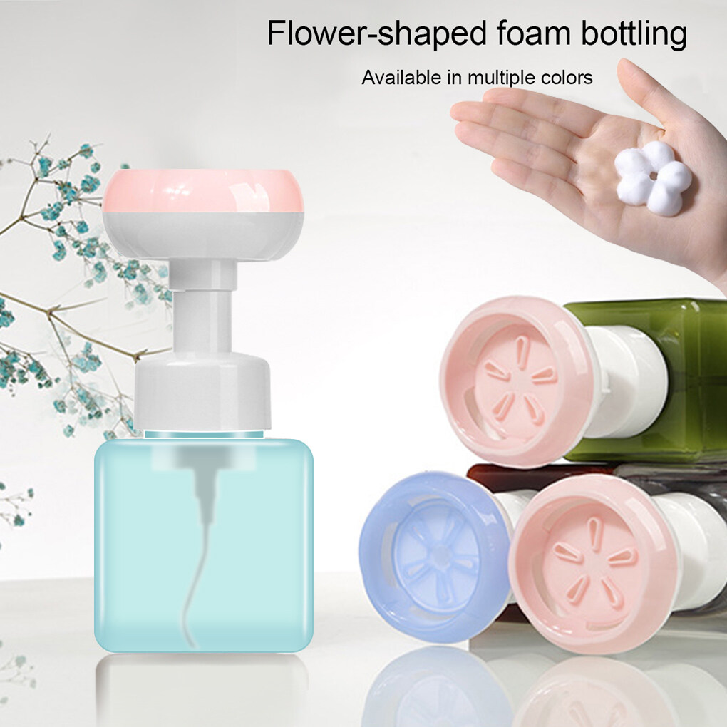Elroy Liquid Soap Dispenser Flower Shape Foaming Pump Empty Bottle