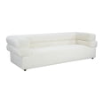 thumbnail image 1 of Elsa Cream Velvet Sofa, 1 of 4