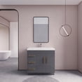 thumbnail image 1 of Elsa Freestanding Vanity with Royal White Reinforced Acrylic Sink Top 24" - 84", 1 of 77
