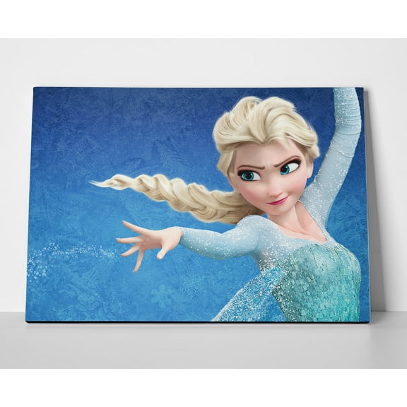 Elsa Frozen Ice Poster or Wrapped Canvas
