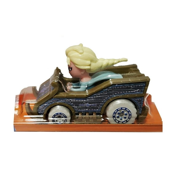 Elsa, Frozen, Light Brown - Mattel Hot Wheels HKB86979M - 2.25" Scale Diecast Model Car