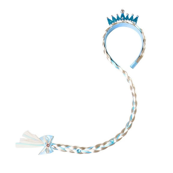 Elsa Headbands for Girls Snow Queen Cosplay Princess Costume Accessories