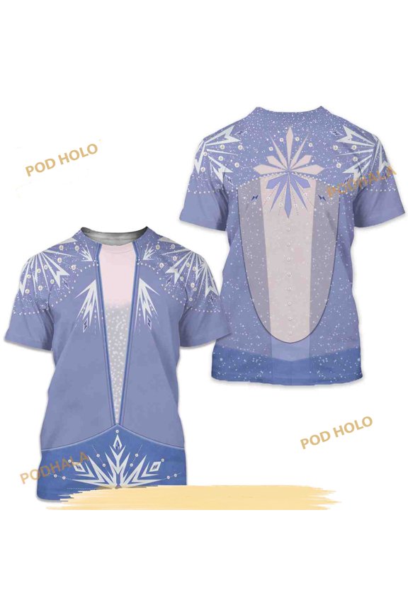Elsa Shirt inspired by the Frozen 2 dress 3D Shirt