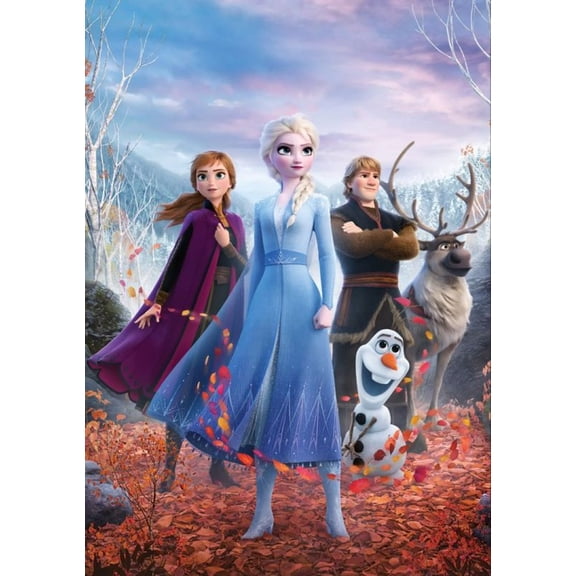 Elsa and Anna Diamond Painting Kits - Frozen 5D Diamond Art for Adults Full Drill Round Crystal Pictures Home Wall Art (12" X 16")