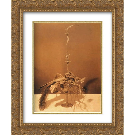 Elsa von Freytag Loringhoven 2x Matted 20x24 Gold Ornate Framed Art Print 'Portrait of Marcel Duchamp'
