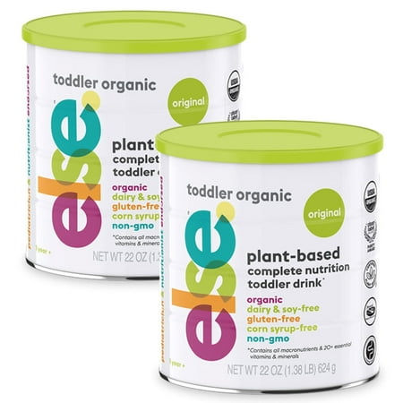 Else Nutrition Organic, Plant-Based Toddler Formula with Almonds, Tapioca & Buckwheat, 1.38 Lb, 2 Pack
