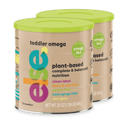 Else Nutrition Toddler Formula w/ Omega 3&6 - Dairy & Lactose Free, Plant-Based (22oz, 2-Pack)