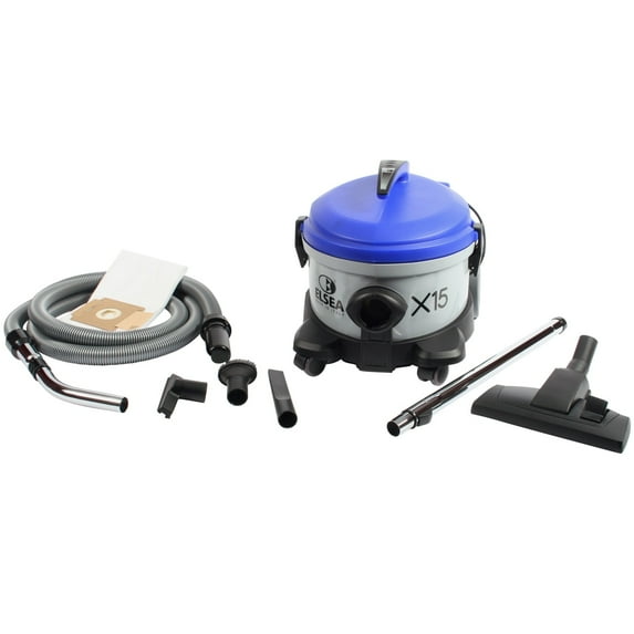 Elsea X15 Dry Commercial Canister Vacuum with 10 Foot Hose & Premium Accessories