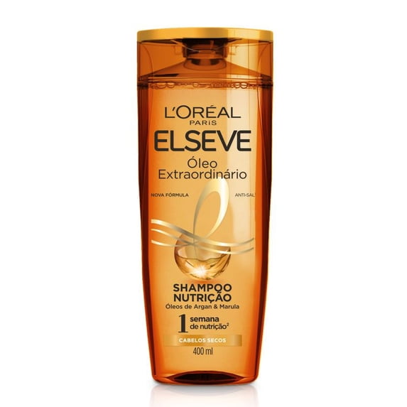 Elseve - Linha Oleo Extraordinario - Kit com Shampoo e Condicionador Nutricao (2 x 400 Ml) - (Extraordinary Oil Collection - Set with Nourishment Shampoo and Conditioner (2 x 13.53 Fl Oz))