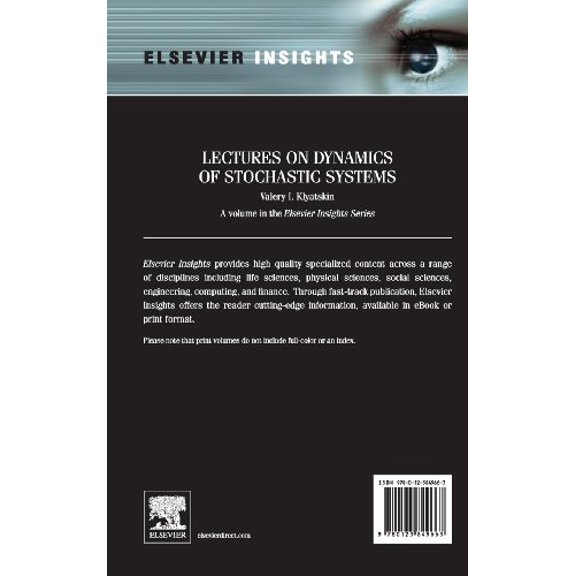 Pre-Owned Elsevier Insights Lectures on Dynamics of Stochastic Systems, (Hardcover)