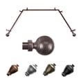 thumbnail image 1 of Elsha 13/16" Bay Window curtain rod 20"-36", 38"-72" - Cocoa, 1 of 3