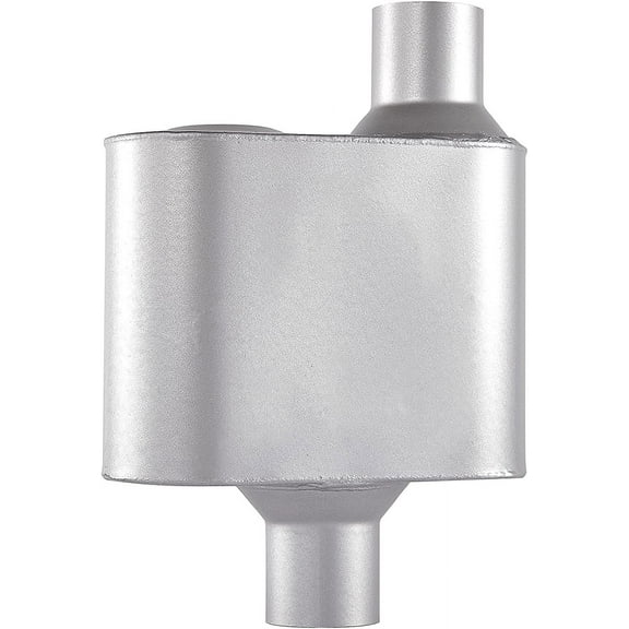 Elshine Universal Exhaust Muffler with Aggressive Sound, Anti-corrosive Muffler, Chamber Performance Mufflers for Cars, Trucks overall 13"