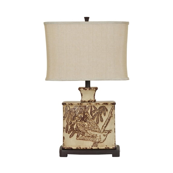 Elsie 27-Inch Table Lamp, Antique Cream