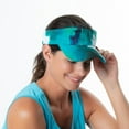 thumbnail image 1 of Elsie & Zoey Adjustable Teal Tie Dye Sun Visor for Women and Men, 1 of 4