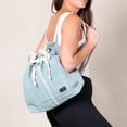 thumbnail image 1 of Elsie & Zoey Cailey Jute Adjustable Drawstring Closure Backpack Purse for Women, 1 of 6